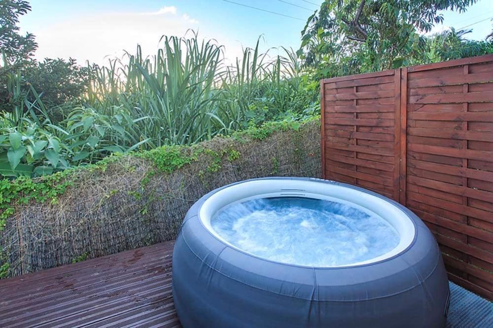 L'Escapade Creole Jacuzzi Privatif Bungalow Bananier Saint-Joseph Buitenkant foto