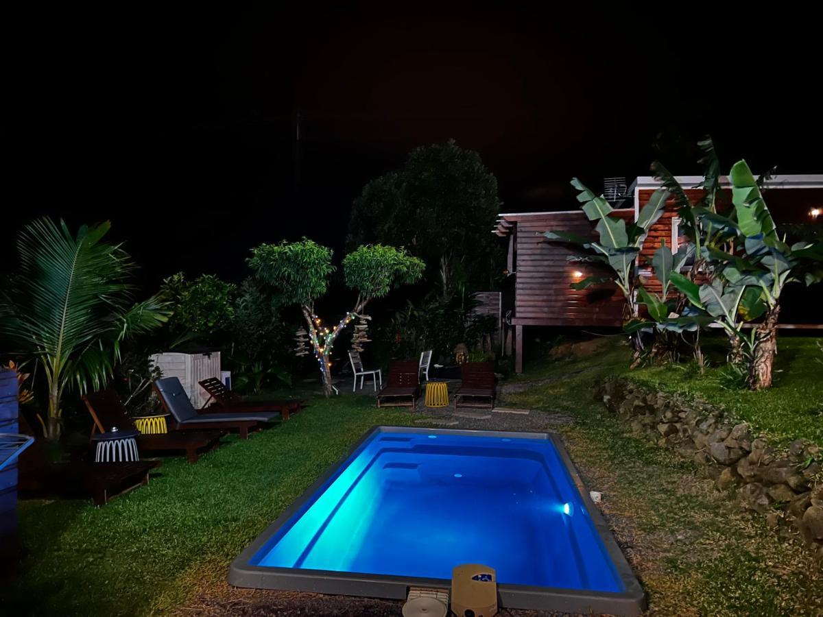 L'Escapade Creole Jacuzzi Privatif Bungalow Bananier Saint-Joseph Buitenkant foto